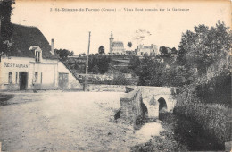 CPA 23 SAINT ETIENNE DE FURSAC / VIEUX PONT ROMAIN SUR LA GARTEMPE / Cpa Rare - Autres & Non Classés