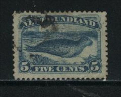 Newfoundland USED  Sc 53   Harp Seal - 1865-1902