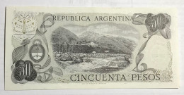 Argentina Banknotes 50 Pesos Ley 18188, 1977 Serie B, B2379, P301, UNC. - Argentina