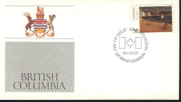 Canada FDC Sc  1017 British Columbia Painting - 1981-1990