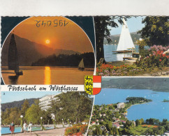 D5710) PÖRTSCHACH Am Wörthersee - Sonnenuntergang Segelboot - Parkhotel - Halbinsel - Pörtschach