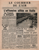 JOURNAL PRESSE ALLIES  COURRIER DE L AIR RAF RESISTANCE FRANCE 18 MAI 1944 - 1939-45