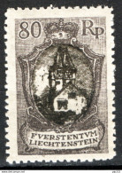 Liechtenstein 1921 Unif. 58 **/MNH VF - Firmato R.Diena - Nuevos