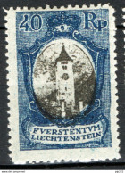 Liechtenstein 1921 Unif. 56 **/MNH VF/F - Nuevos