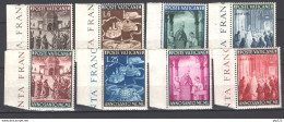 Vaticano 1949 Anno Santo Sass.132/9 **/MNH VF - Nuevos