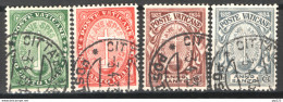 Vaticano 1933 Sass.15/18 O/Used VF/F - Oblitérés