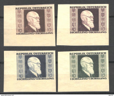 Austria 1946 Unif. 634A/37A **/MNH VF - Unused Stamps