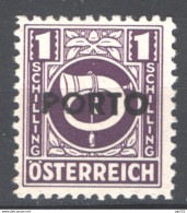 Austria 1946 Segnatasse Unif. S197 VarietÃ  Di Soprastampa/overprint Variety **/MNH VF/F - Postage Due