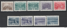 Austria 1932 Unif.405/07,410,412/16 */MH VF/F - Neufs