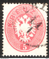 Austria 1863 Unif.24 O/used VF/F - Gebruikt