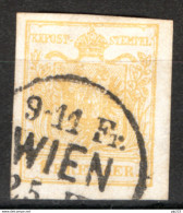 Austria 1850 Unif.1/I O/used VF/F - Gebruikt