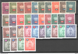 Liechtenstein 1950/76 Servizio Unif.S35/68 **/MNH VF - Official