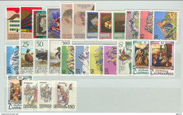 Liechtenstein 1990/94 Annate Complete / Complete Year Set **/MNH VF - Full Years