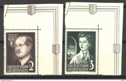 Liechtenstein 1955 Unif.294/95 **/MNH VF - Nuovi