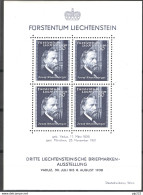 Liechtenstein 1938 Unif.BF3 **/MNH VF - Blocks & Kleinbögen