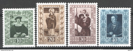 Liechtenstein 1953 Unif.273/76 **/MNH VF - Neufs