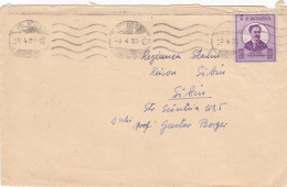 THEODOR NECULUTA, WRITER, STAMP ON COVER, 1955, ROMANIA - Briefe U. Dokumente