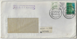 Brazil 1978 Consulate General Of Germany Curitiba Registered Cover Stamp Fisherman Cane Cutter Painter Helios Seelinger - Cartas & Documentos