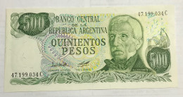 Argentina Banknotes 500 Pesos Ley 18188, 1979 Serie C, B2428, P303, AU. - Argentina