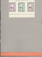 CAMBODGE - N°89 A 91 NEUF LEGERE CHARNIERE-ANNEE 1960 - Cambodja