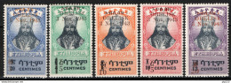 Etiopia 1943 Y.T.230/34 **/MNH VF - Etiopía