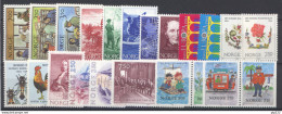 Norvegia 1984 Annata Completa / Complete Year Set **/MNH VF - Años Completos