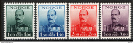 Norvegia 1937 Unif.183/86 **/MNH VF/F - Neufs