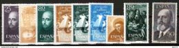 Spagna 1955 Annata Completa Commemorativi / Complete Commemorative Year Set **/MNH VF/F - Volledige Jaargang