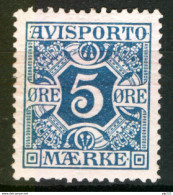 Danimarca 1914 Giornali Unif.12 */MLH VF/F - Dienstzegels