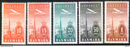 Danimarca 1934 Posta Aerea Unif.A6/10 */MH VF/F - Aéreo