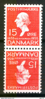 Danimarca 1935 Unif.232 Tete Beche */MH VF/F - Nuevos