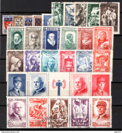 Francia 1943 Annata Completa / Complete Year Set O/Used VF/F - 1940-1949