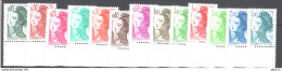 Francia 1982 Unif.2178/90 **/MNH VF - 1982-1990 Vrijheid Van Gandon