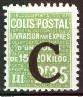 Francia 1937 Pacchi Postali Unif.117 */MLH VF/F - Nuevos