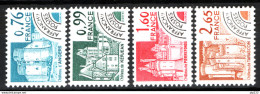 Francia 1980 Preannullati Unif.166/69 **/MNH VF - 1964-1988