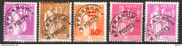 Francia 1922 Preannullati Unif.70/71,74,76/77 */MH VF/F - 1893-1947