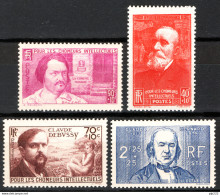 Francia 1939 Unif.436/39 **/MNH VF/F - Unused Stamps