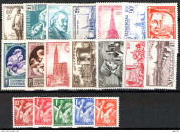 Francia 1939 Unif.419/21,425/26,429,431/35,440/43,445,448/50 **/MNH VF/F - Unused Stamps