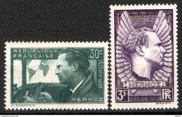 Francia 1937 Unif.337/38 **/MNH VF/F - Unused Stamps