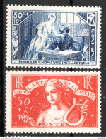 Francia 1935 Unif.307/08 */MLH VF/F - Unused Stamps