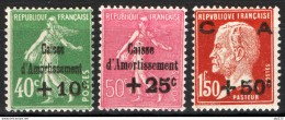 Francia 1929 Unif.253/55 */MH VF/F - Neufs