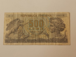 Billet Italie, 500 Lire 1966 - 500 Liras