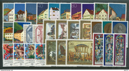 Liechtenstein 1978 Annata Completa / Complete Year Set **/MNH VF - Années Complètes