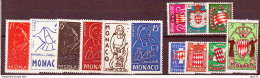 Monaco 1954 Unif. 399/411 **/MNH VF - Nuovi