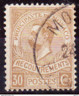 Monaco 1910 Segnatasse Unif.10 O/used VF/F - Segnatasse