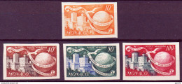 Monaco 1949 Unif. 332A,A46/48 ND **/MNH VF - Nuevos