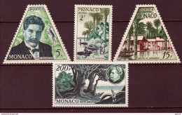 Monaco 1955 Unif. 412/14+A59 **/MNH VF - Unused Stamps