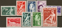 Monaco 1948 Unif.314/18+A28/31 */MH VF/F - Unused Stamps