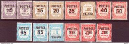 Monaco 1937 Unif.140/52A */MH VF/F - Ongebruikt