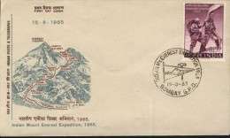 India  FDC Sc 404  Mountain Climbing - Covers & Documents